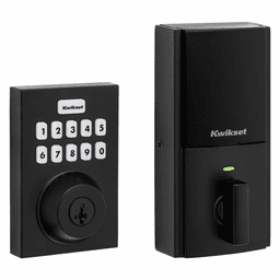 98935-007 - Kwikset HC620 CNT Home Connect 620 Contemporary Keypad Connected Smart Lock with Z-Wave Plus 700-Chipset (in Iron Matte Black Finish)