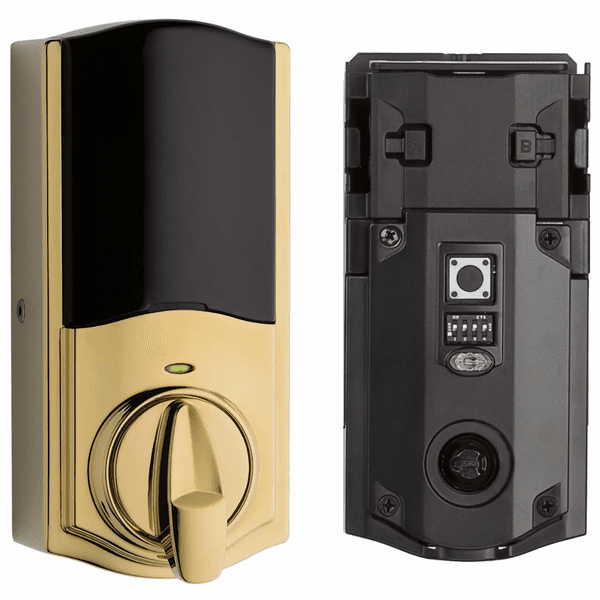 99140-101 - Kwikset Convert Smart Door Lock Conversion Kit with Z-Wave Plus 500-Chipset (in Polished Brass Finish)