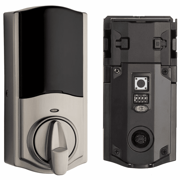 99140-102 - Kwikset Convert Smart Door Lock Conversion Kit with Z-Wave Plus 500-Chipset (in Satin Nickel Finish)