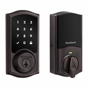 99180-002 - Kwikset Home Connect 918 Traditional Style Deadbolt Smart Lock with Z-Wave 700 Long Range (in Venetian Bronze Finish)