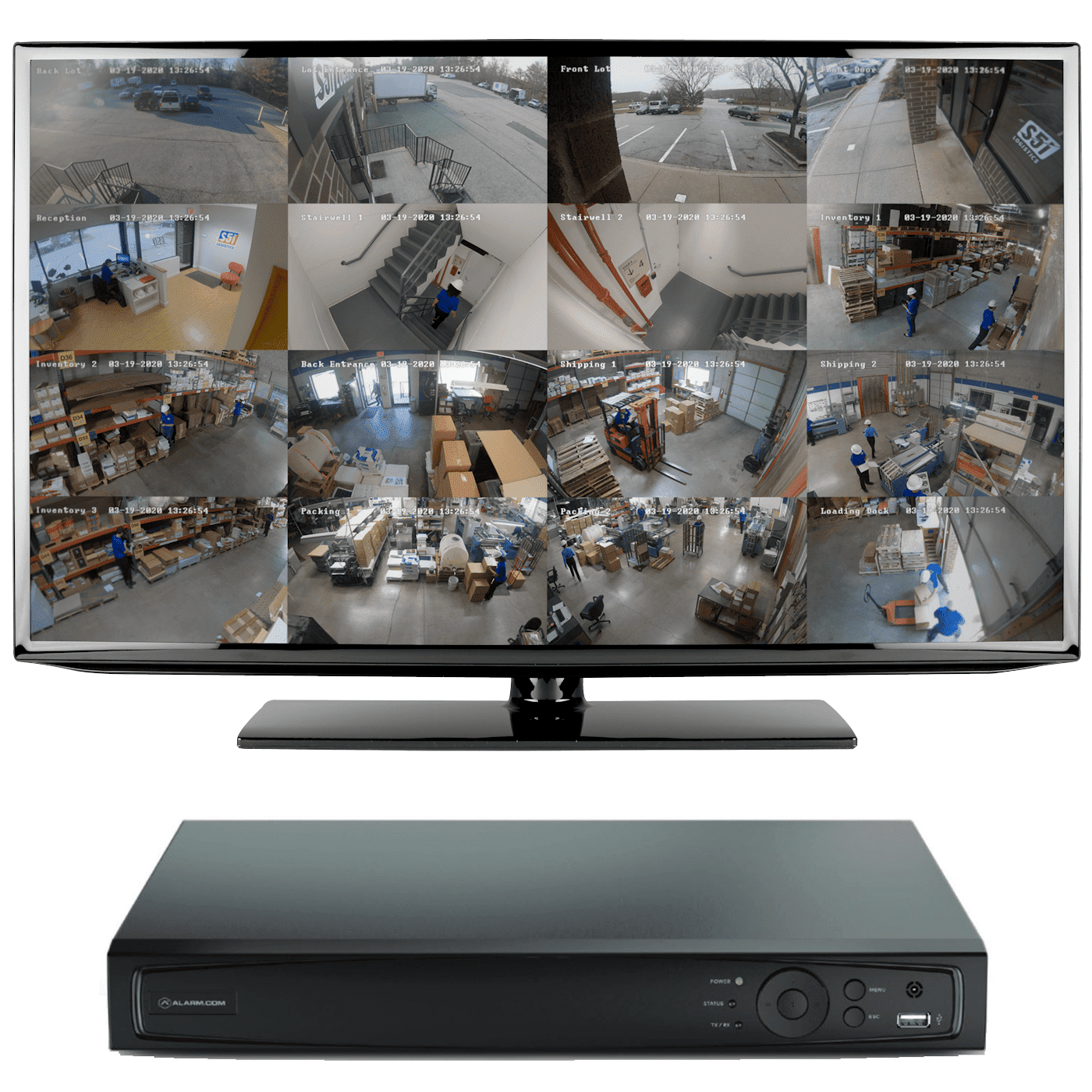 ADCCSVR12616CH1x2TB 16Channel 2HD Bay Commercial