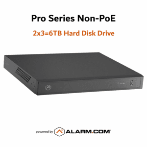 ADC-CSVR2000P-2X3TB - Alarm.com Pro Series Non-PoE Commercial Business Stream Video Recorder (2x3=6TB Hard Disk Drive)