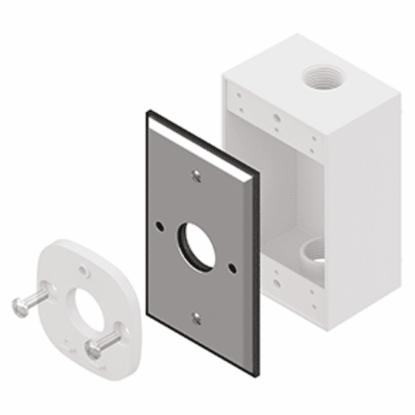 ADC-OB101 - Alarm.com Single-Gang Outlet Box Adapter (for ADC-V723 Security Camera)