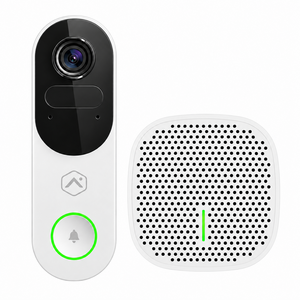 ADC-VDB781B-W114C-BNDL - Alarm.com 2.4MP Battery-Powered Wi-Fi Video Doorbell Camera and Smart Chime Kit