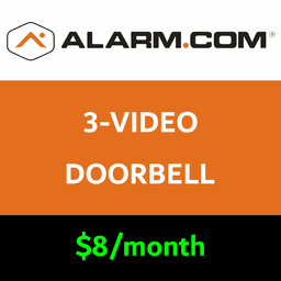 Add-On Alarm.com 3 Video Doorbell Services (Powered by Alarm.com App)