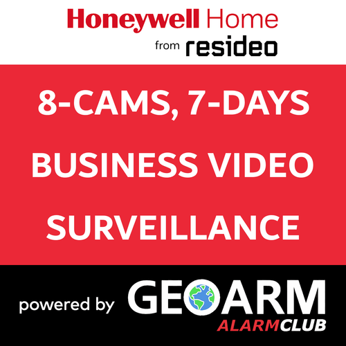 Add-On Honeywell 8 Business Security Camera Services with 7-Days Storage (Powered by TC2 App)