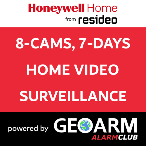 Add-On Honeywell 8 Home Security Camera Services with 7-Days Storage (Powered by TC2 App)