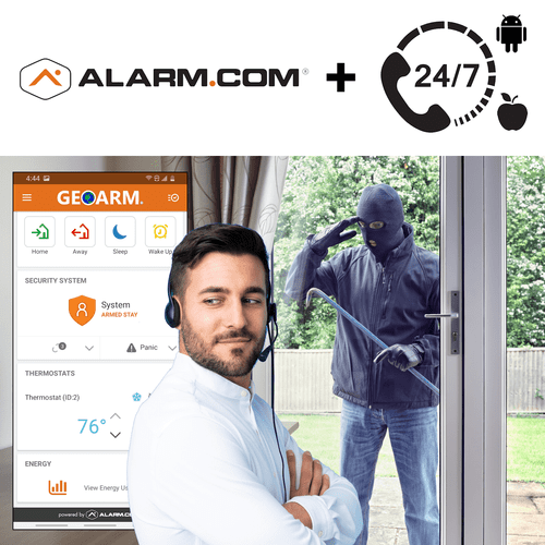 Alarm.com Burglary Intrusion Interactive Home Alarm Monitoring Services