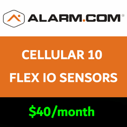 Alarm.com Cellular Flex IO Services (for 10 Sensors)