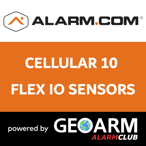 Alarm.com Cellular Flex IO Services (for 10 Sensors)
