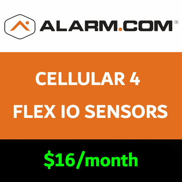 Alarm.com Cellular Flex IO Services (for 4 Sensors)