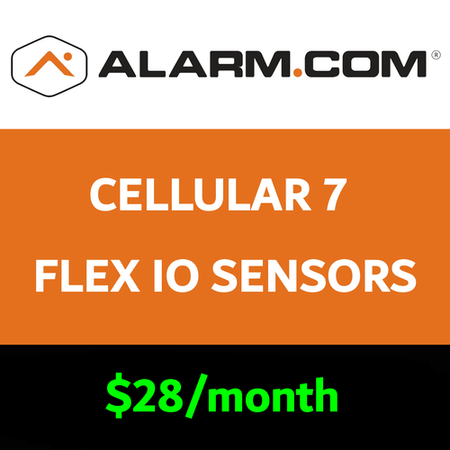 Alarm.com Cellular Flex IO Services (for 7 Sensors)