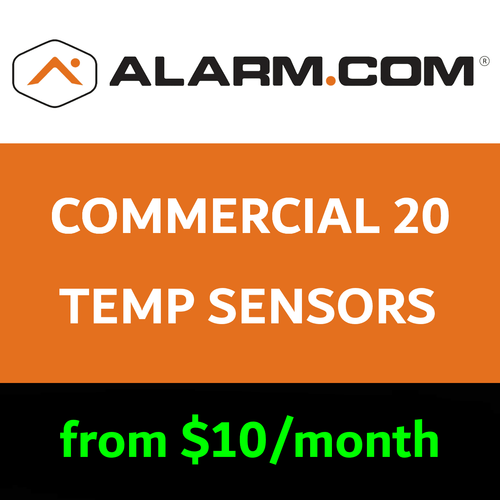 Alarm.com Commercial Temperature Sensor Monitoring (Up to 20 Sensors)