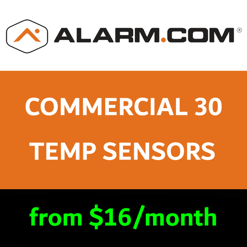 Alarm.com Commercial Temperature Sensor Monitoring (Up to 30 Sensors)