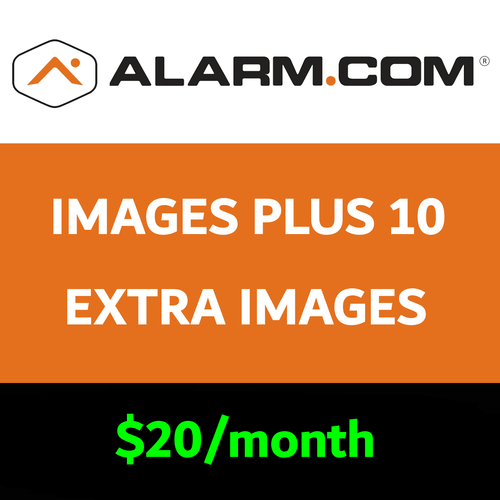 Alarm.com Extra Image Plus Data 10 (Up to 2,400 Broadband and 240 Cell Uploads)