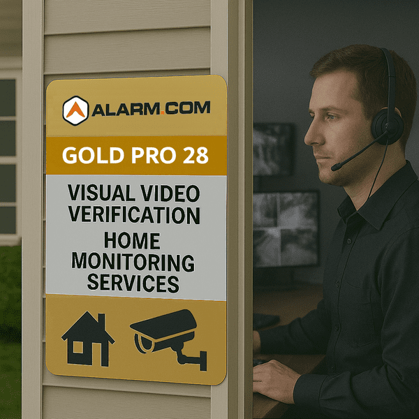 Alarm.com Gold Pro 28 Visual Video Verification Home Monitoring Services
