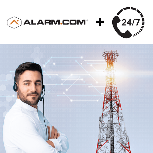 Alarm.com PRO Basic Non-Interactive Cellular Home Security
