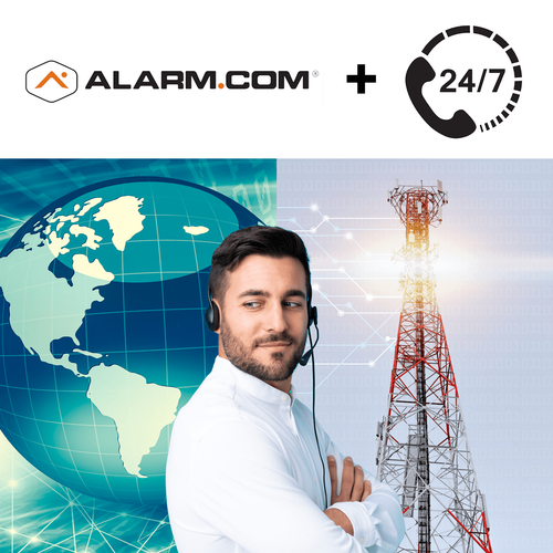 Alarm.com PRO Basic Non-Interactive Dual-Path Home Security