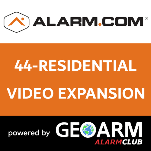 Alarm.com Residential Video Expansion Services (for 44 Additional Cameras and 55,000 Clips)