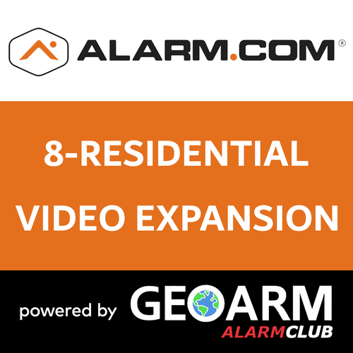 Alarm.com Residential Video Expansion Services (for 8 Additional Cameras and 10,000 Clips)