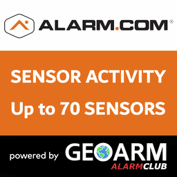 Alarm.com Sensor Activity When System is Disarmed (Up to 70 Sensors)