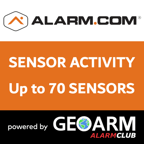 Alarm.com Sensor Activity When System is Disarmed (Up to 70 Sensors)