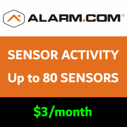 Alarm.com Sensor Activity When System is Disarmed (Up to 80 Sensors)