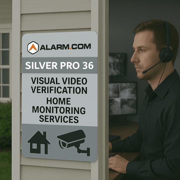 Alarm.com Silver Pro 36 Visual Video Verification Home Monitoring Services