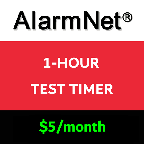 AlarmNet 1-Hour Test Timer Services