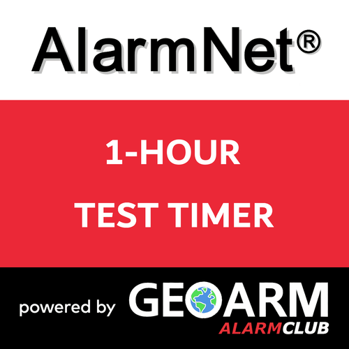 AlarmNet 1-Hour Test Timer Services