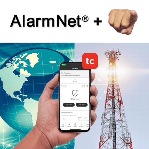 AlarmNet Dual-Path DIY Interactive Business Security