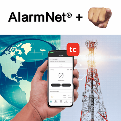 AlarmNet Dual-Path DIY Interactive Home Security