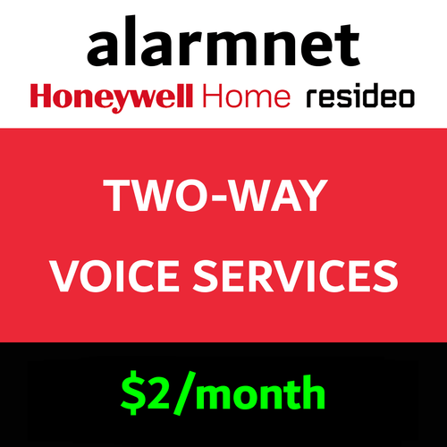 AlarmNet Two-Way Voice Monitoring Services (for Honeywell Home and Resideo Brands)