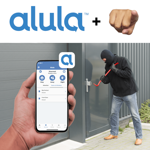 Alula Burglary Intrusion DIY Business Alarm Monitoring Services