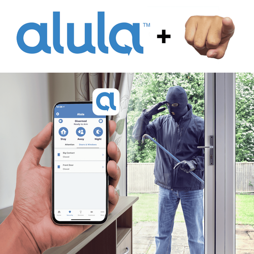 Alula Burglary Intrusion DIY Home Alarm Monitoring Services