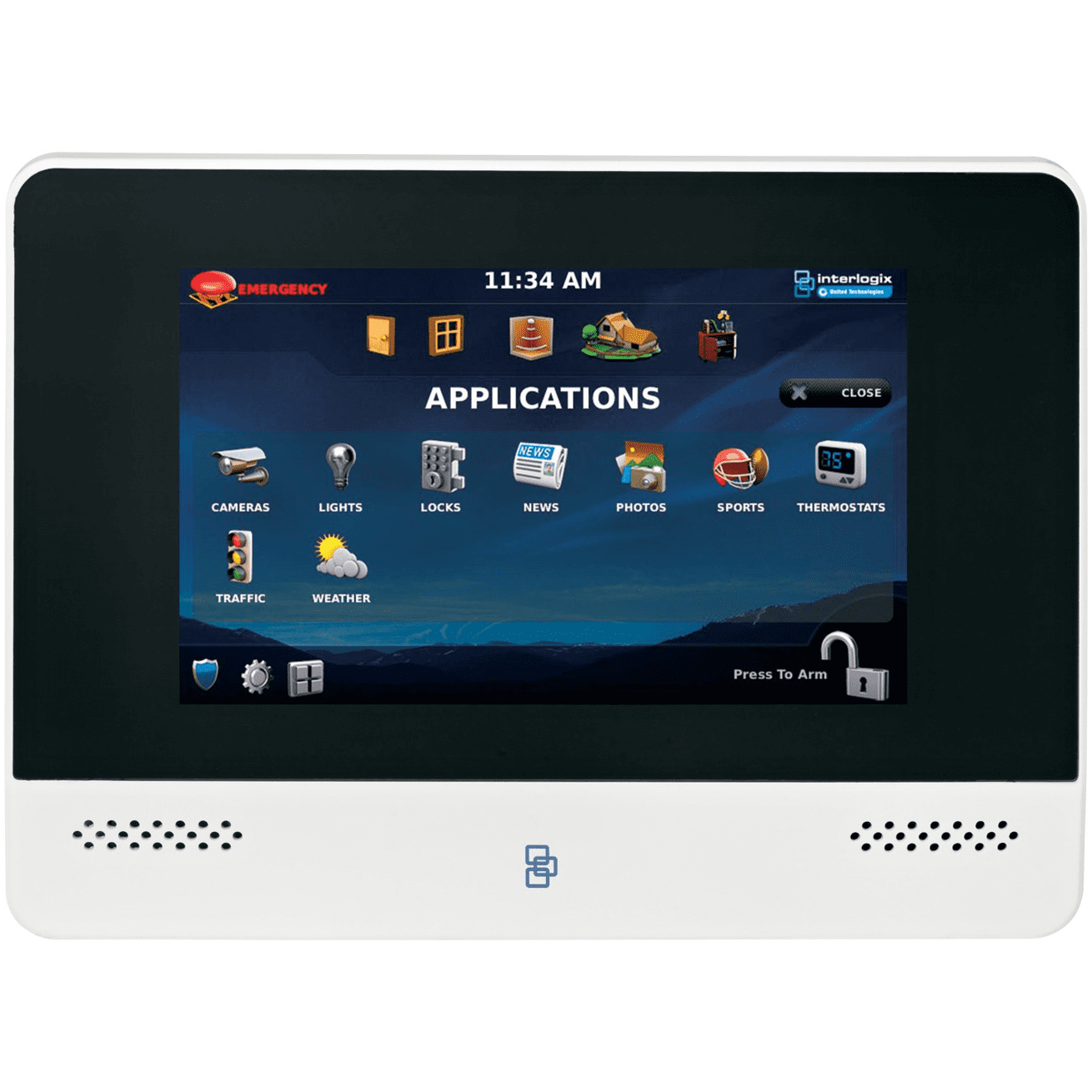 AVTS7 GE Interlogix Advisor Wireless Touchscreen Alarm Keypad