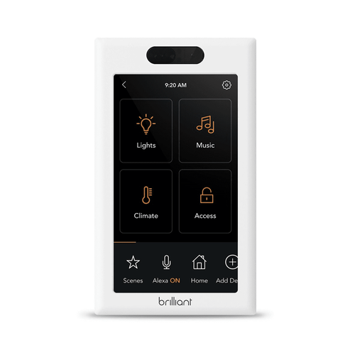 BHA120USWH1 - Brilliant Smart Home Voice Control Hub 1-Switch Panel (Resideo-Compatible)