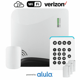CONNECT-PLUS-TKIT - Alula Connect+ Tri-Path Ethernet/WiFi/Cellular Verizon LTE Wireless Security System with Analogue Keypad (Powered by Alula)