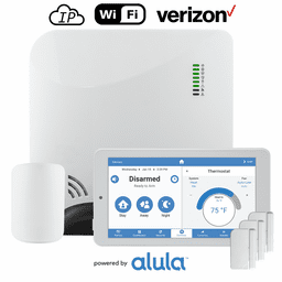 CONNECT-PLUS-TS-TKIT - Alula Connect+ Tri-Path Ethernet/WiFi/Cellular Verizon LTE Wireless Security System with Touchscreen Keypad (Powered by Alula)