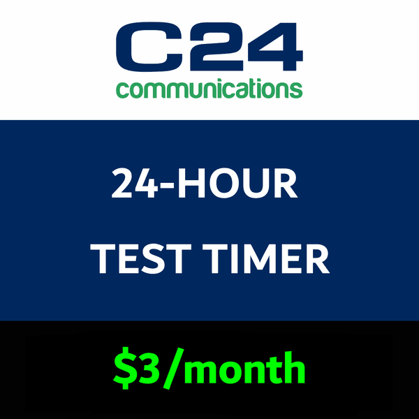 Connect24 24-Hour Test Timer Services