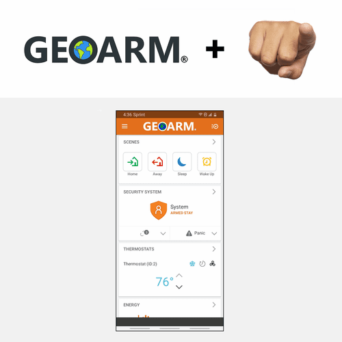 Interactive Control GeoArm Security
