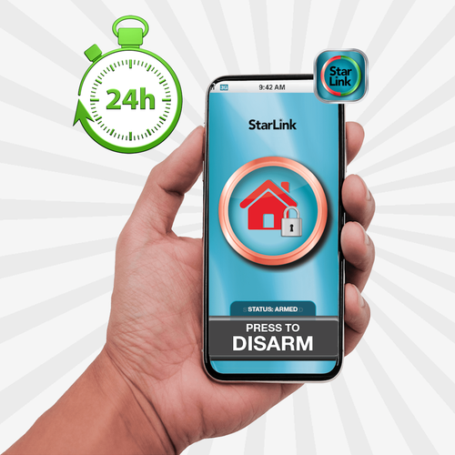 DSC DIY Cellular Silver Interactive Business Alarm Monitoring Services and Daily Supervision Test (Powered by Napco StarLink App)