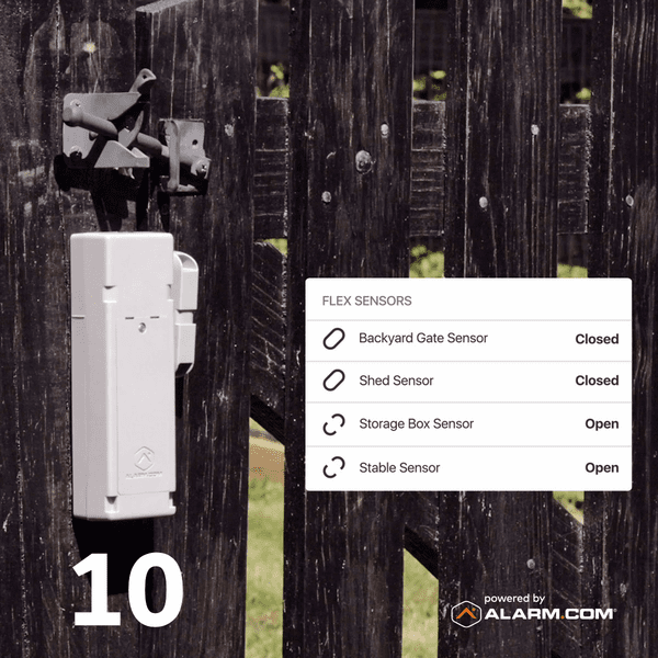 DSC Flex IO 10-Sensors Cellular LTE Remote Property Monitoring Services (Powered by Alarm.com App)