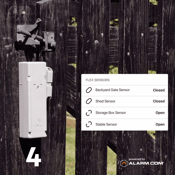 DSC Flex IO 4-Sensors Cellular LTE Remote Property Monitoring Services (Powered by Alarm.com App)