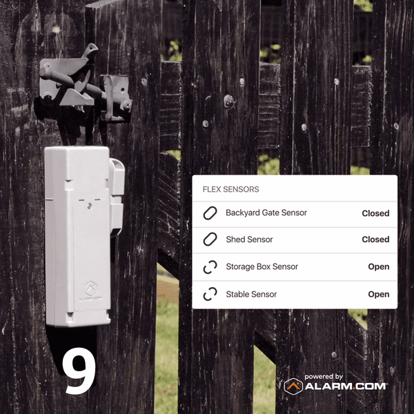 DSC Flex IO 9-Sensors Cellular LTE Remote Property Monitoring Services (Powered by Alarm.com App)