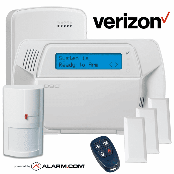 DSC Impassa Dual-Path Ethernet/Cellular Verizon LTE Wireless Security System (Powered by Alarm.com)