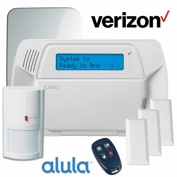 DSC Impassa Tri-Path Ethernet/WiFi/Cellular Verizon LTE Wireless Security System (Powered by Alula)