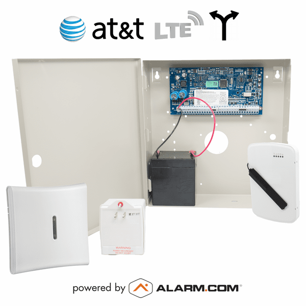 DSC PowerSeries Neo HS2016 Dual-Path Ethernet/Cellular AT&T LTE Hybrid Security System (Powered by Alarm.com)