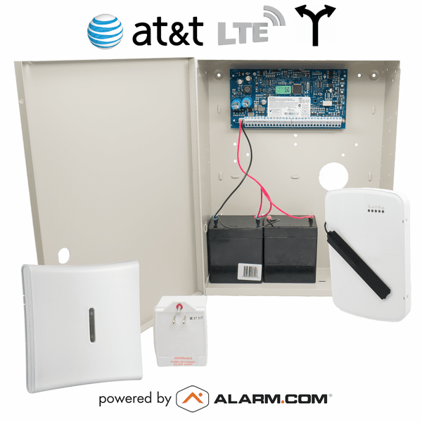 DSC PowerSeries Neo HS2128 Dual-Path Ethernet/Cellular AT&T LTE Hybrid Security System (Powered by Alarm.com)