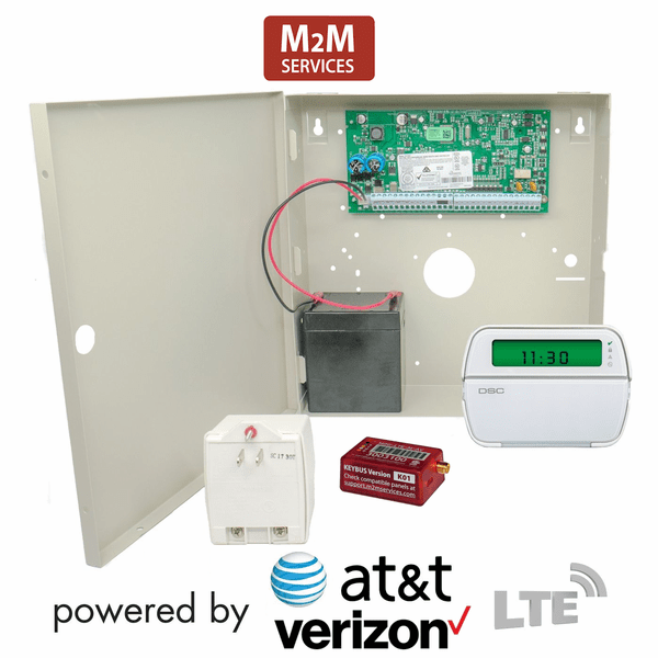 DSC PowerSeries PC1832 Cellular AT&T/Verizon LTE-M Hybrid Security System (Powered by M2M)